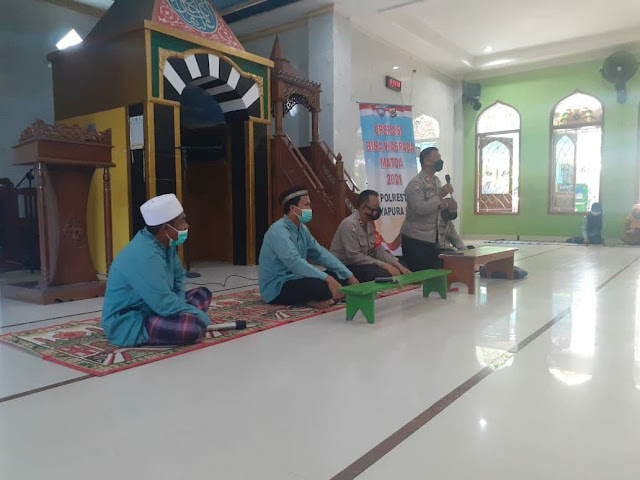 Operasi Bina Waspada, Polresta Jayapura Kota Kunjungi Pondok Pesantren DDI Entrop