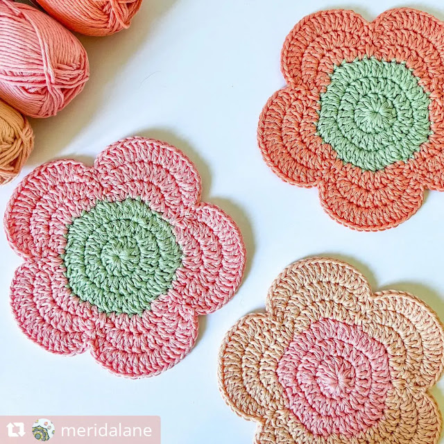 15 GRANNYS A CROCHET EN COLOR PASTEL para usar en individuales, bolsos y más 🌺