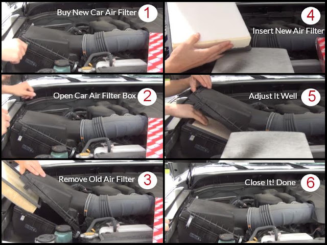 Steps for Changing Car Air Filter