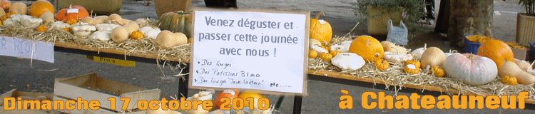 Fête de la courge - Dimanche 17 Octobre 2010