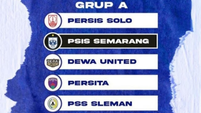 Drawing Piala Pramusim 2022, PSIS Segrup Bersama Persis Solo 