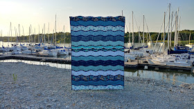 High Tide quilt - a bias tape applique quilt for advanced beginners