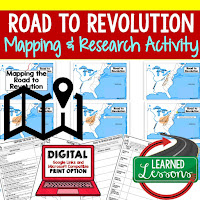 Road to Revolution Map Activity and Research Graphic Organizer, Mapping the 13 Colonies Road To Revolution Map Activity and Research, Mapping the Road to Revolution French and Indian War Map Activity and Research, Mapping the French and Indian War American Revolution Map Activity and Research, Mapping the American Revolution War of 1812 Map Activity and Research, Mapping the War of 1812 Western Expansion Map Activity and Research, Mapping Western Expansion Sectionalism Map Activity and Research, Mapping Sectionalism The Civil War Map Activity and Research, Mapping The Civil War Reconstruction Map Activity and Research, Mapping Reconstruction