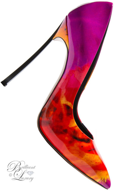 Brilliant Luxury ♦ colorful Casadei Blade pumps