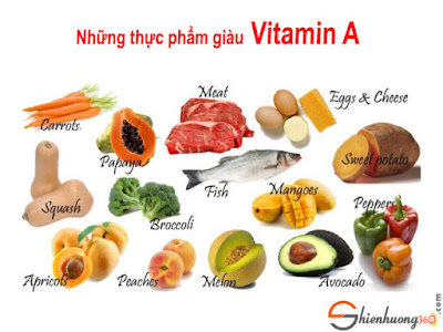 Những thực phẩm giàu Vitamin A