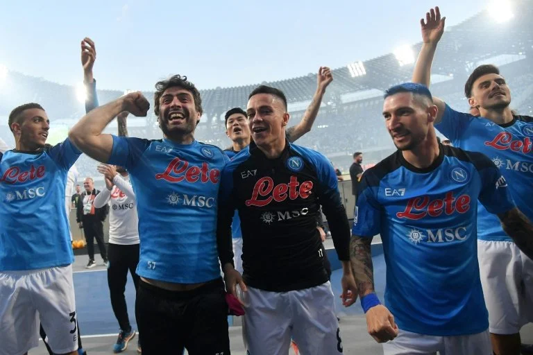 Osimhen sinks Fiorentina at Napoli's Serie A title party