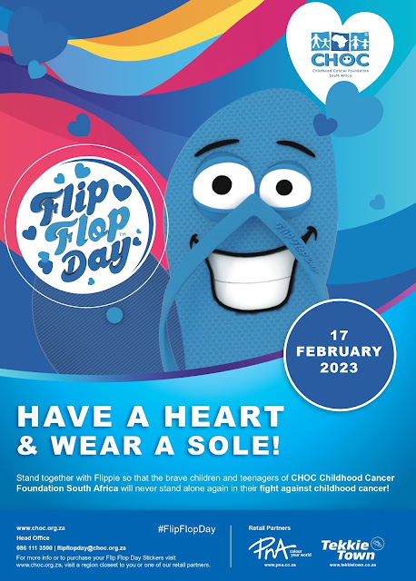 Get Your Flip Flops Out on 17-Feb-23 @CHOCfoundation #FlipFlopDay #CHOCSA