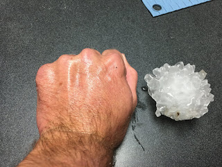 Hail, Large Hail, Baseball Sized Hail