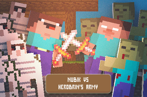 Nubik vs Herobrin's Army