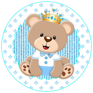 Prince Bear Free Printable Party Kit.  