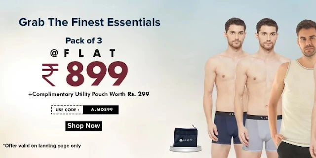 Almowear Pack Of 3 @ Flat ₹899