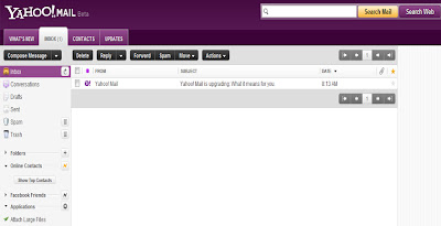 Yahoo Introduced new Yahoo! Mail Beta