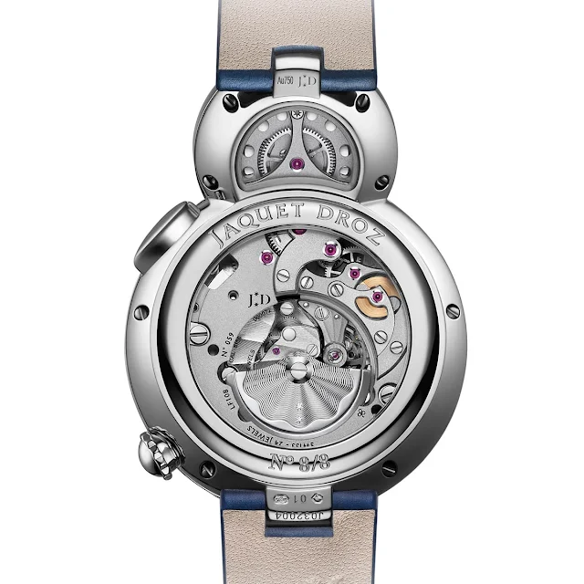 The movement of the Jaquet Droz Lady 8 Flower, new 2018 model