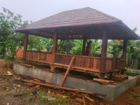 081387245587 Jasa Saung-Gazebo Bambu Kayu Kelapa Jakarta 