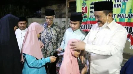 Wawako Pariaman Berbagi dengan Panti Asuhan Asyiyah Pariaman