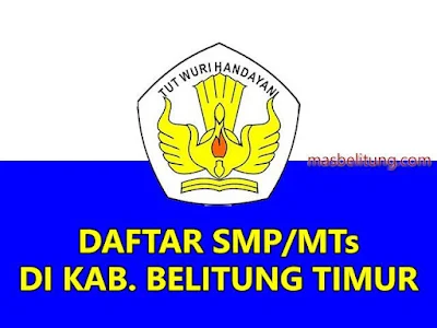 Daftar SMP-MTs Di Kabupaten Belitung Timur