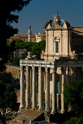 The Temple of Antoninus & Faustina - Rome, Italy