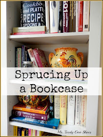 Sprucing Up a Bookcase --- by Ms. Toody Goo Shoes