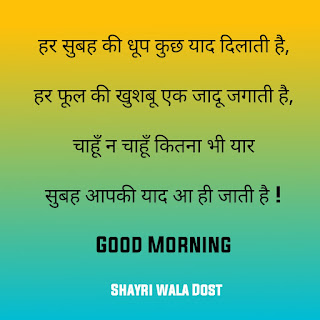 good morning shayari in hindi|गुड मॉर्निंग शायरी