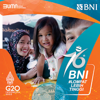 5 Link Twibbon Dirgahayu Bank Negara Indonesia (BNI) ke 76 2022, Desain Kekinian, Cocok Unggahan Medsos Tanggal 5 Juli
