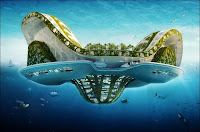 Une Lilypad en perspective. Document Vincent Callebaut Architectures.