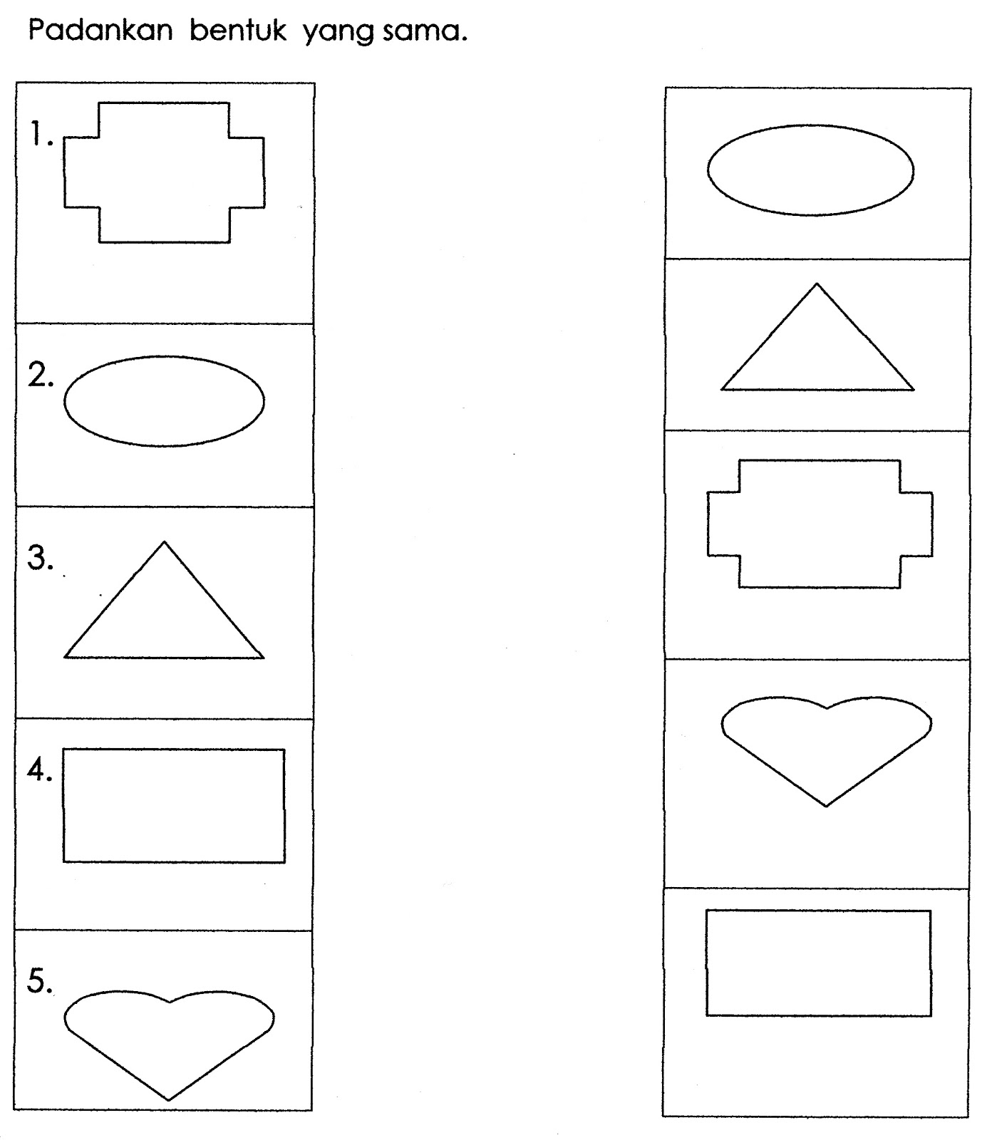 Bersuka ria di Prasekolah : Latihan Matematik