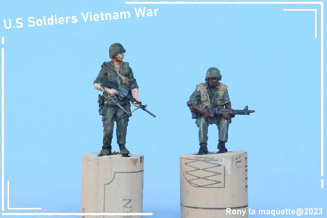 Figurines infanterie US au Vietnam, Gaso.line, 1/48, Quarter Kit.