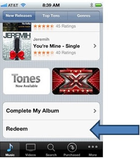 Como resgatar o codigo iTunes Store EUA em iPhone iTunes