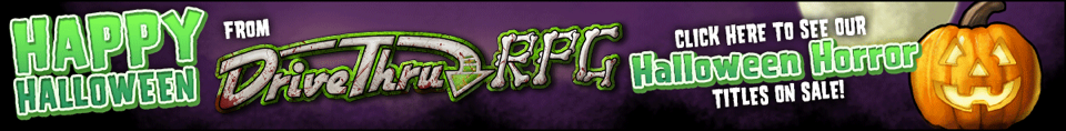 Halloween DriveThruRPG Sales Banner