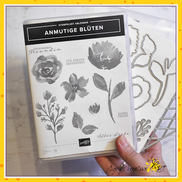 anmutige blüten, produktpaket, stampin up, stempelset