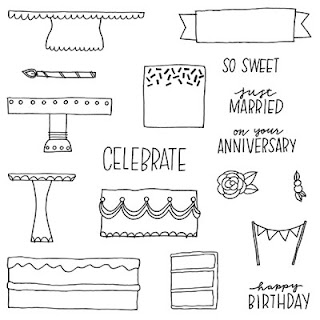 Celebrate with Cake CTMH Stamp Set SOTM