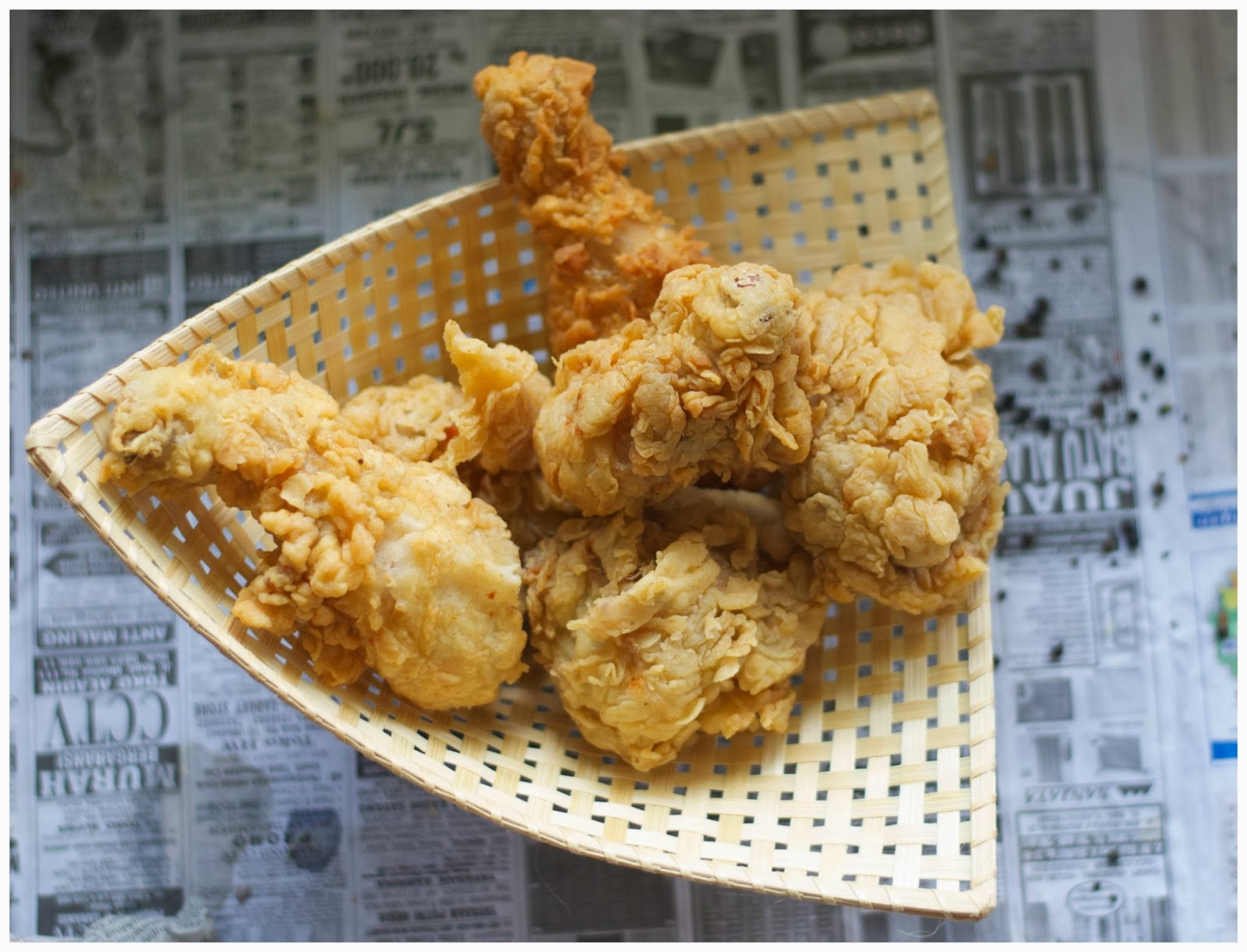 Indonesian Medan Food: Ayam Goreng a la KFC (Fried Chicken 