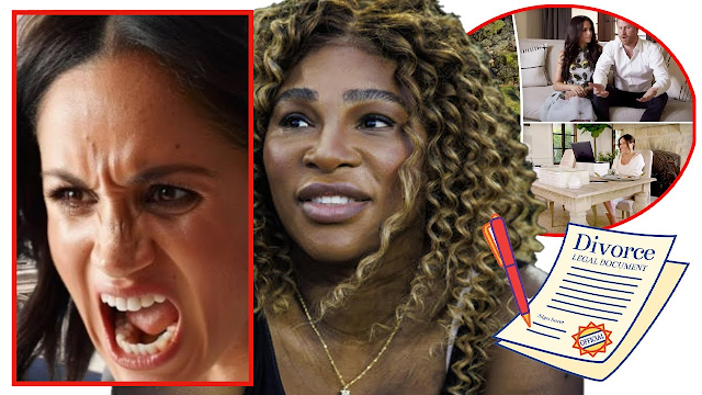 Serena Williams Leaks Meghan Markle's Plan to Smear Prince Harry for Divorce Benefit