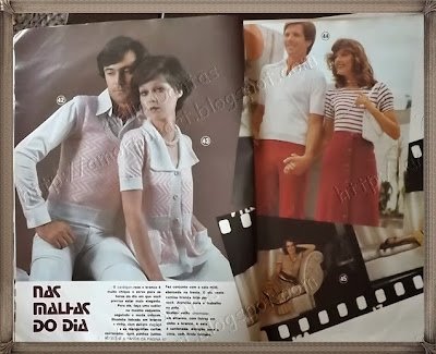 Revista rara de 1970 de moda, crochê e culinária