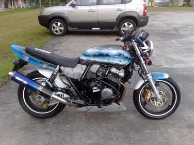 2009 Honda Cb400 Airbrush Modification