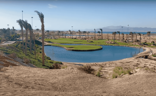 Golfing at Somabay Golf Red Sea Egypt