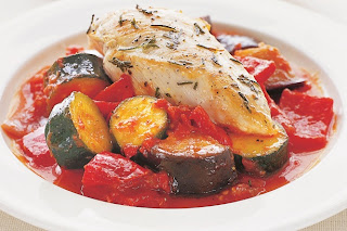 Rosemary Chicken with Ratatouille | Healthy Chicken Rosemary with Ratatouille Recipe