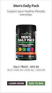 Men’s Daily Pack is a Powerful Blend of 102 High-qQuality Vitamin and Mineral Complex