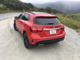 Rear 3/4 view of 2017 Mercedes-Benz GLA 250 4MATIC