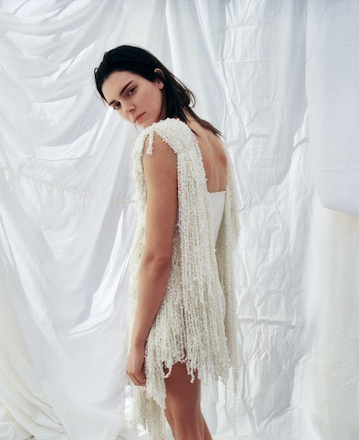 Supermodel Kendall Jenner beautiful fashion model photoshoot for Vogue Magazine March 2023 issue