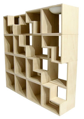 cat-friendly modular bookcase