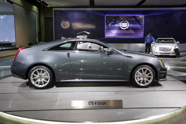 2010 Cadillac CTS-V Coupe - side view
