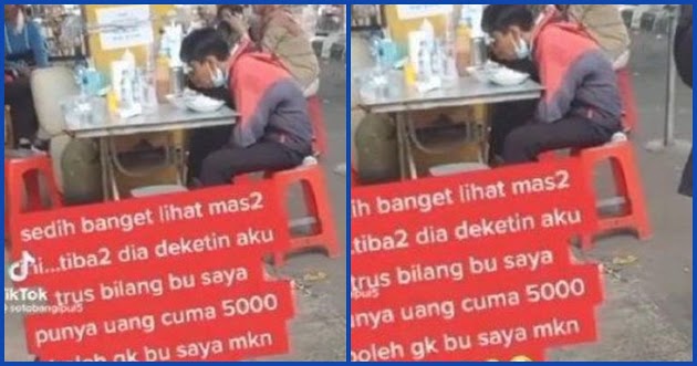 Kisah Pilu Pria Pencari Kerja di Ibu Kota, Kelaparan Tapi Uang di Kantong Tinggal Rp 5 Ribu, Penjual Ikhlas Beri Soto dan Minuman Gratis: Sedih Lihat Mas Ini