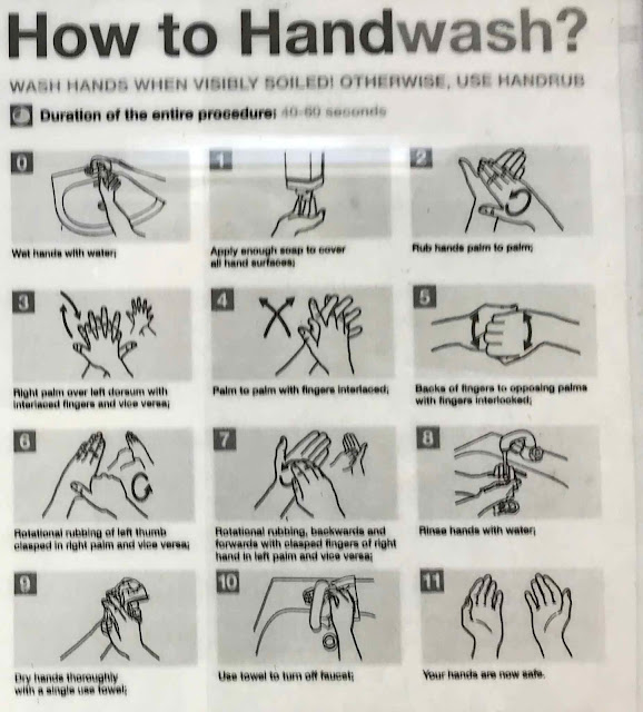 chart, hands, instructions, Okinawa, washing