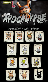 Kidrobot Post Apocalypse Dunny Series by Huck Gee Checklist & Ratios