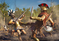 Una batalla literalmente épica en Assassin's Creed Odyssey