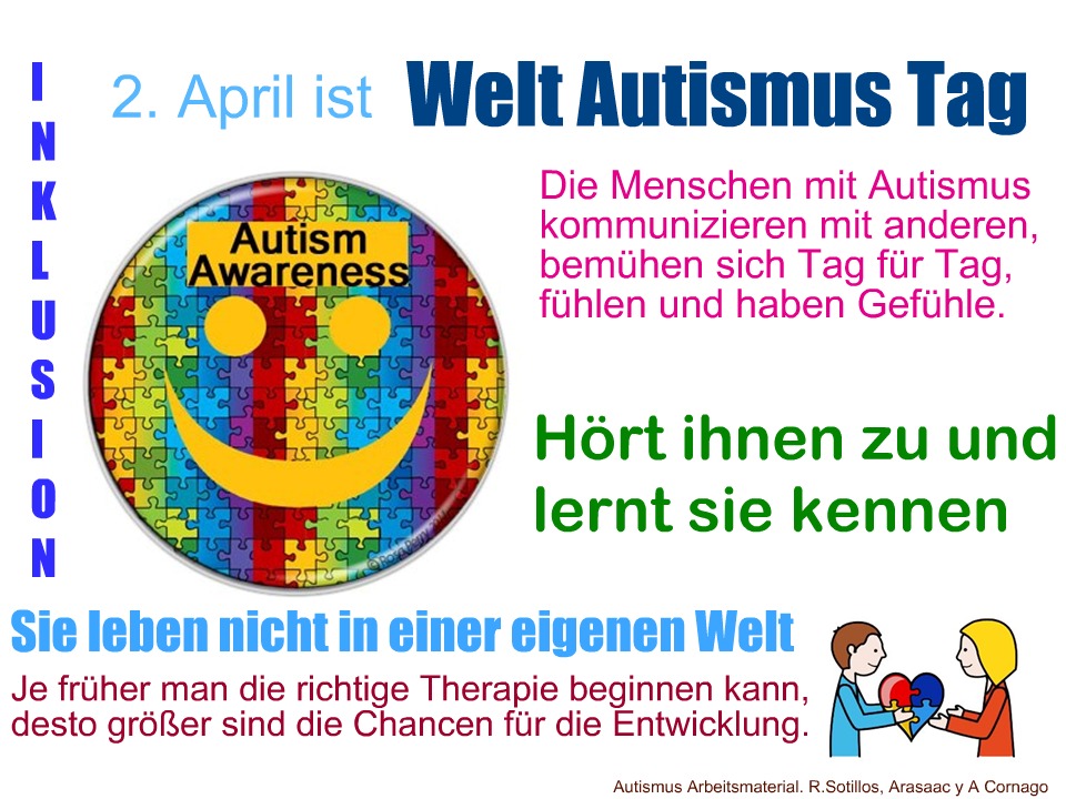 Autismus Arbeitsmaterial: 2. April ist Welt Autismus Tag ...