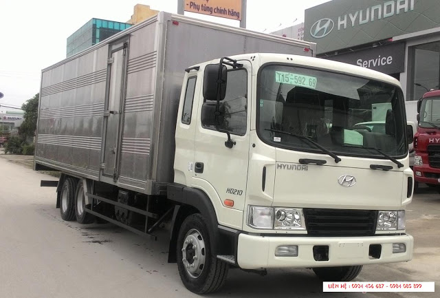 Xe tải Hyundai 13,5 tấn thùng kín