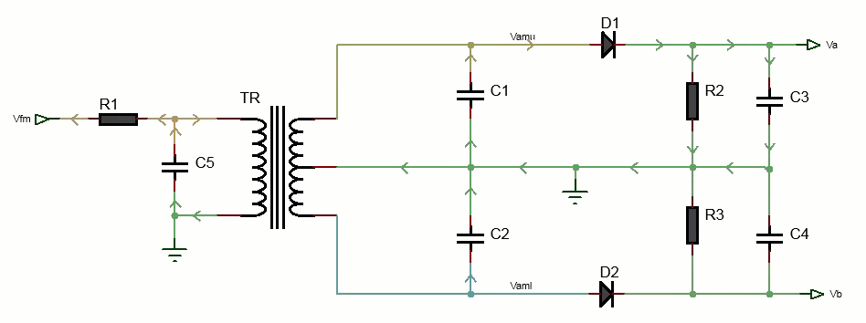 balanced slope detector circuit diagram and animation