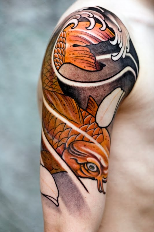 Koi Fish Tattoo Design